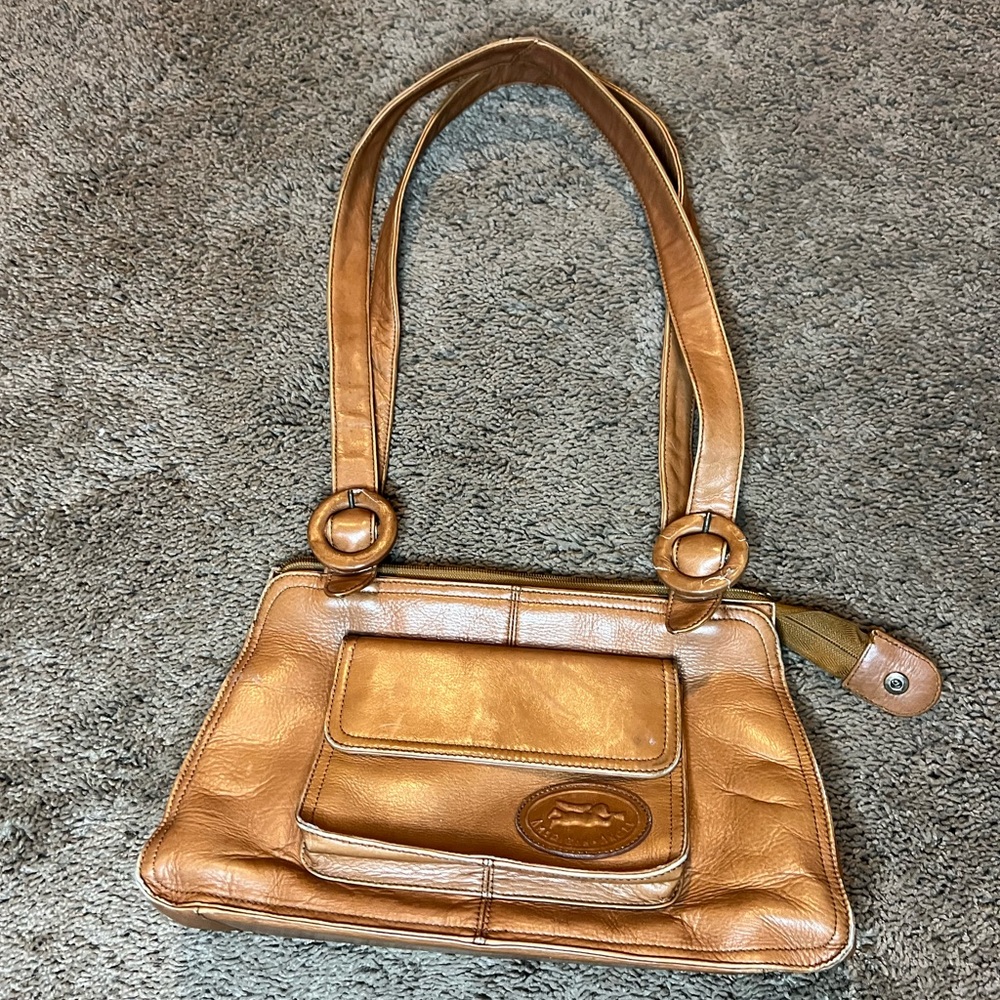 American Angel Vintage Satchel/Shoulder Soft Leather brown bag